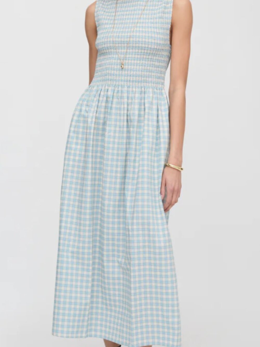 NWT Hill House The Cosima Nap Dress in Blue/Red Gingham